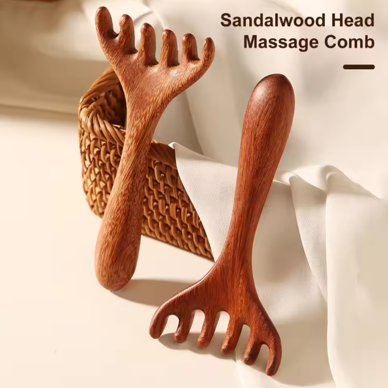 Sandalwood Head Massage Comb