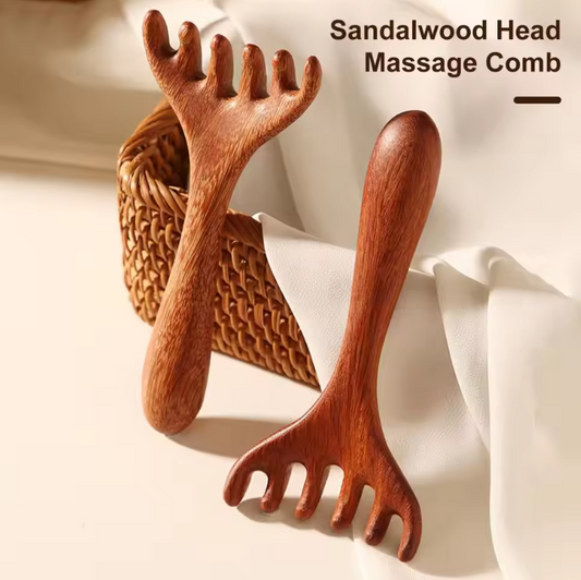 Sandalwood Head Massage Comb