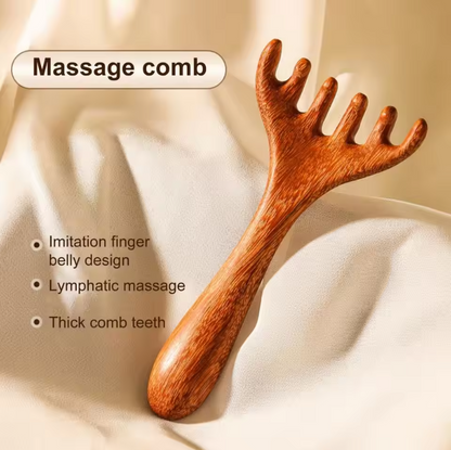 Sandalwood Head Massage Comb