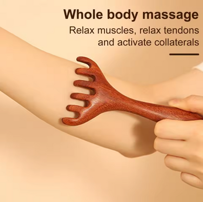 Sandalwood Head Massage Comb